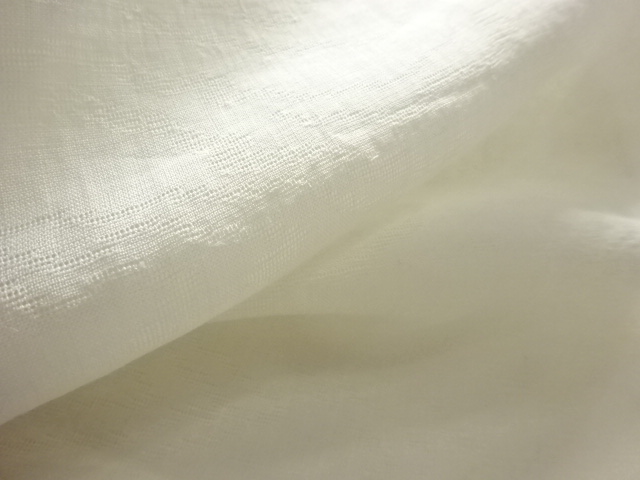  アンティーク　本麻すかし織抽象模様長襦袢